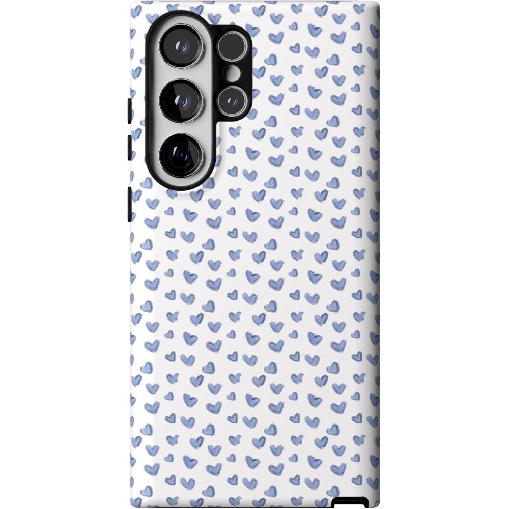 imageCasely Galaxy S23 Ultra Case  Nantucket Cottage  Blue Hydrangea  Essential Slim DualLayer Protective DesignLovebug  Blue Hearts