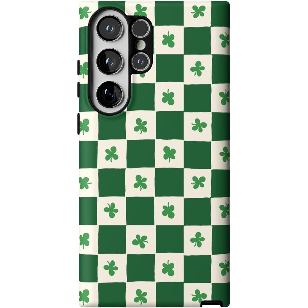 imageCasely Galaxy S23 Ultra Case Nantucket Cottage Blue Hydrangea Essential Slim DualLayer Protective DesignLucky You Shamrock