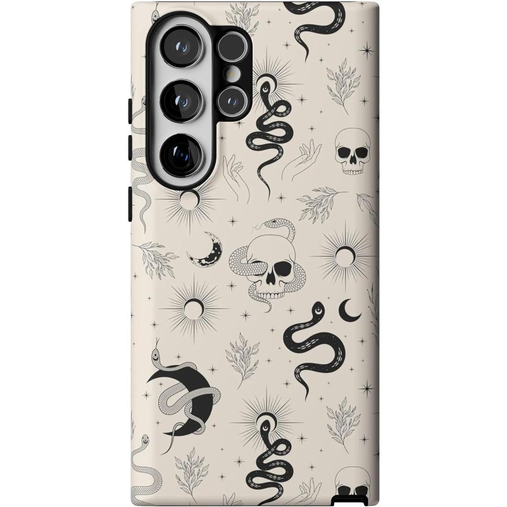 imageCasely Galaxy S23 Ultra Case  Nantucket Cottage  Blue Hydrangea  Essential Slim DualLayer Protective DesignNo Further Explanation  Snakes  Skulls