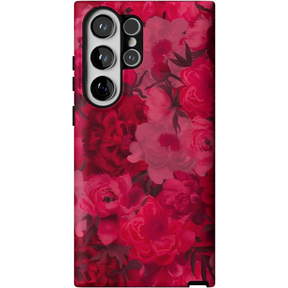 imageCasely Galaxy S23 Ultra Case  Nantucket Cottage  Blue Hydrangea  Essential Slim DualLayer Protective DesignRomance Novel  Moody Floral