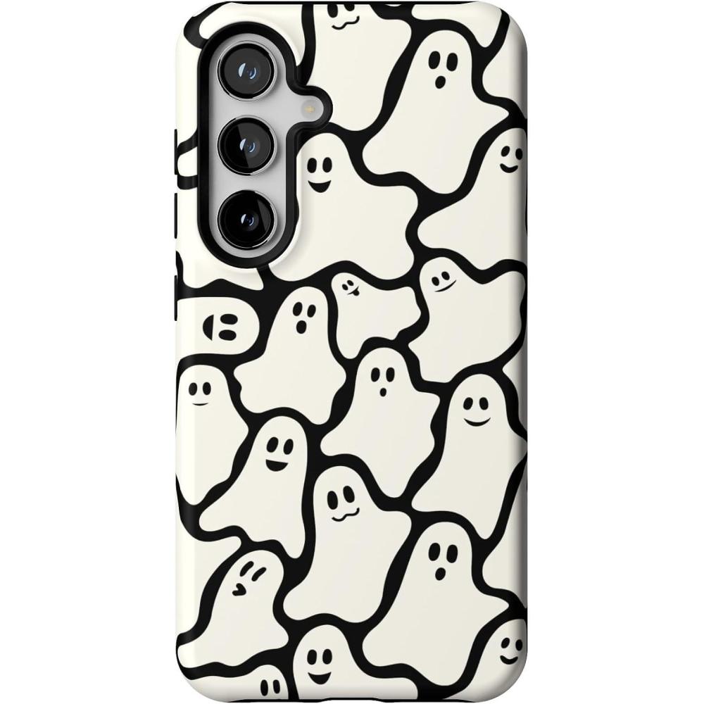 imageCasely Galaxy S24 Case  Tuscan Tiles  Dolce Vita  Essential Slim DualLayer Protective DesignDont Ghost Me  Halloween