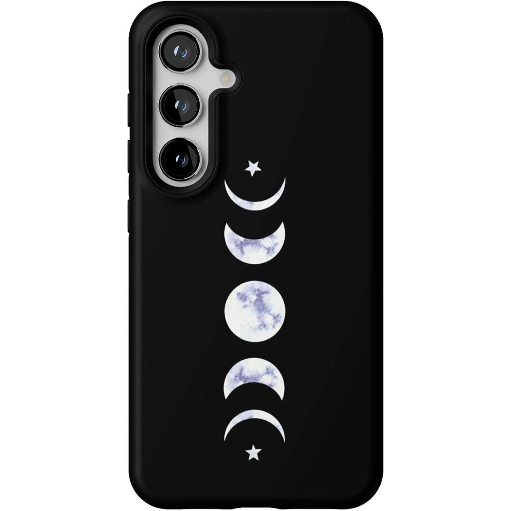 imageCasely Galaxy S24 Case  Tuscan Tiles  Dolce Vita  Essential Slim DualLayer Protective DesignIts Just a Phase  Marble Moon