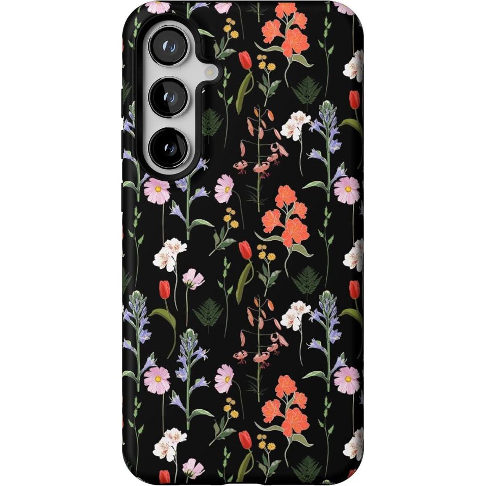 imageCasely Galaxy S24 Plus Case  Poppy Meadows  Pastel Floral  Essential Slim DualLayer Protective DesignSecret Garden  Mixed Floral
