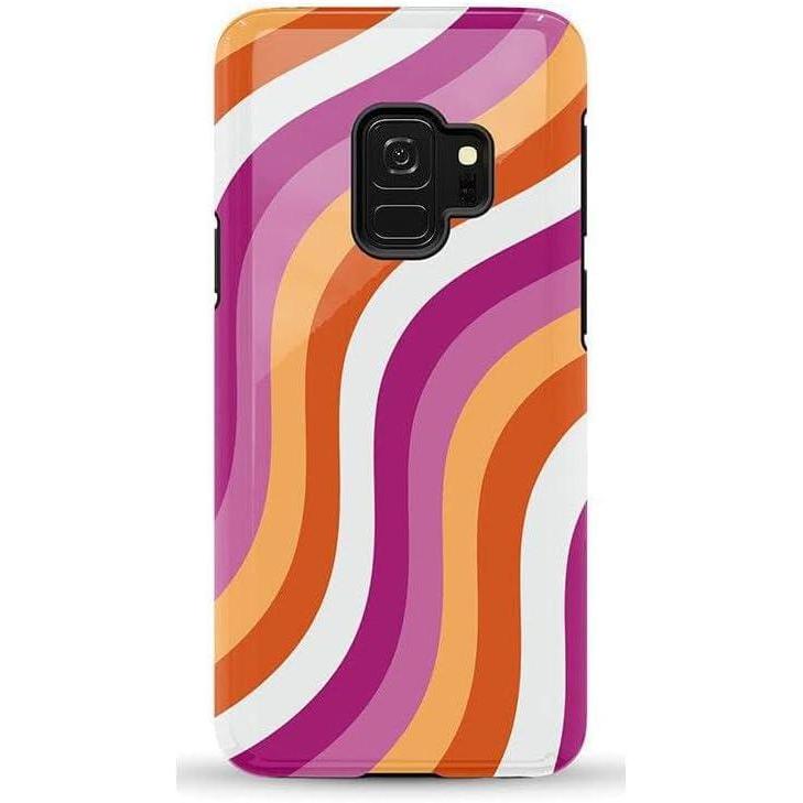 imageCasely Galaxy S9 Case Be Mine Tiny Hearts Essential Slim DualLayer Protective DesignAll for Love Pride