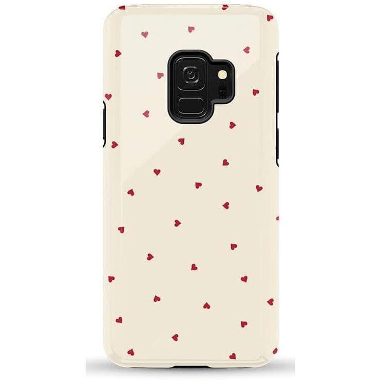 imageCasely Galaxy S9 Case Be Mine Tiny Hearts Essential Slim DualLayer Protective DesignBe Mine Tiny Hearts