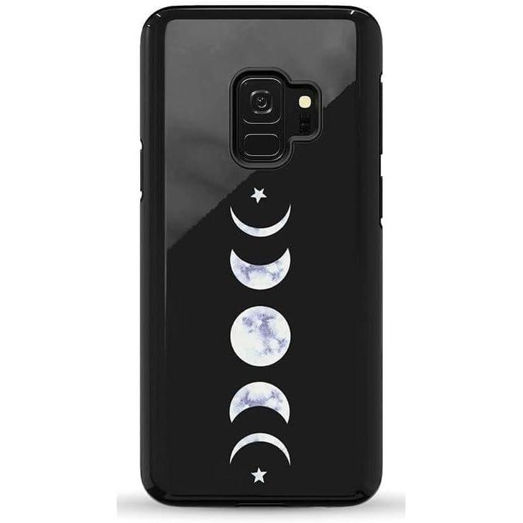 imageCasely Galaxy S9 Case  Be Mine  Tiny Hearts  Essential Slim DualLayer Protective DesignIts Just a Phase  Marble Moon