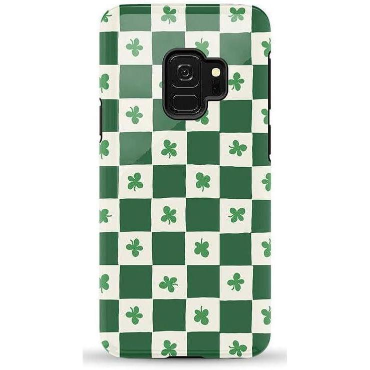 imageCasely Galaxy S9 Case Be Mine Tiny Hearts Essential Slim DualLayer Protective DesignLucky You Shamrock