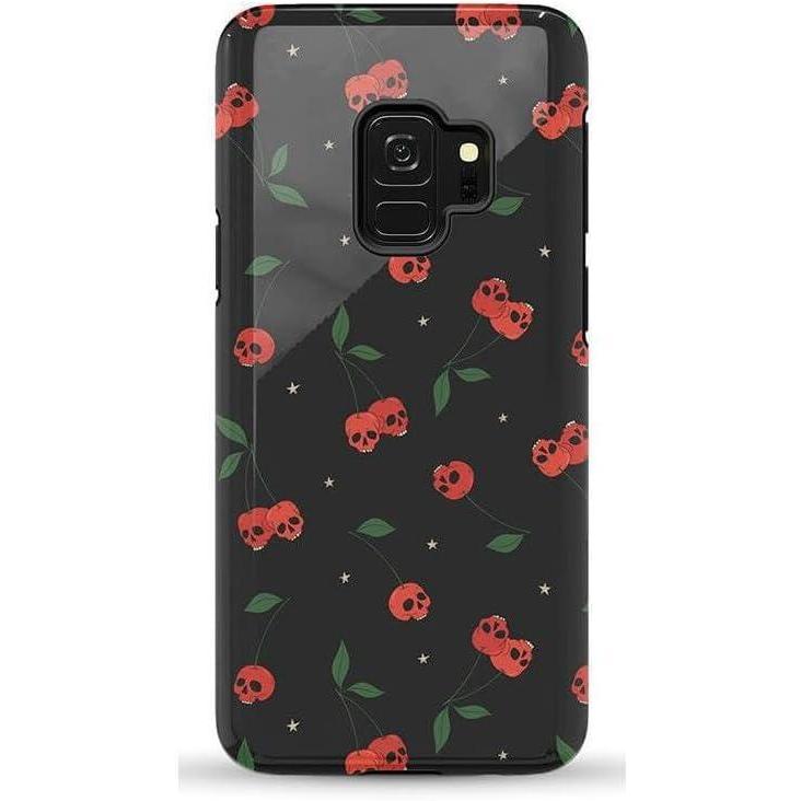 imageCasely Galaxy S9 Case  Be Mine  Tiny Hearts  Essential Slim DualLayer Protective DesignSweet Revenge  Cherry Skulls