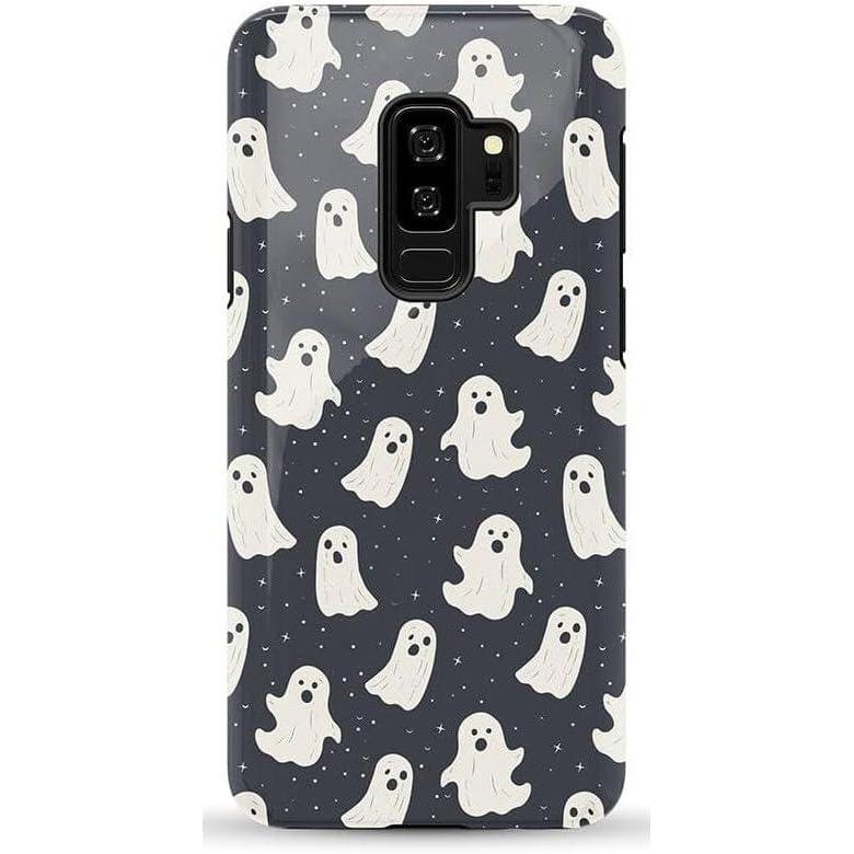 imageCasely Galaxy S9 Plus Case  Midnight Web  Spider Web  Essential Slim DualLayer Protective DesignAll Boos No Bite  Friendly Ghost