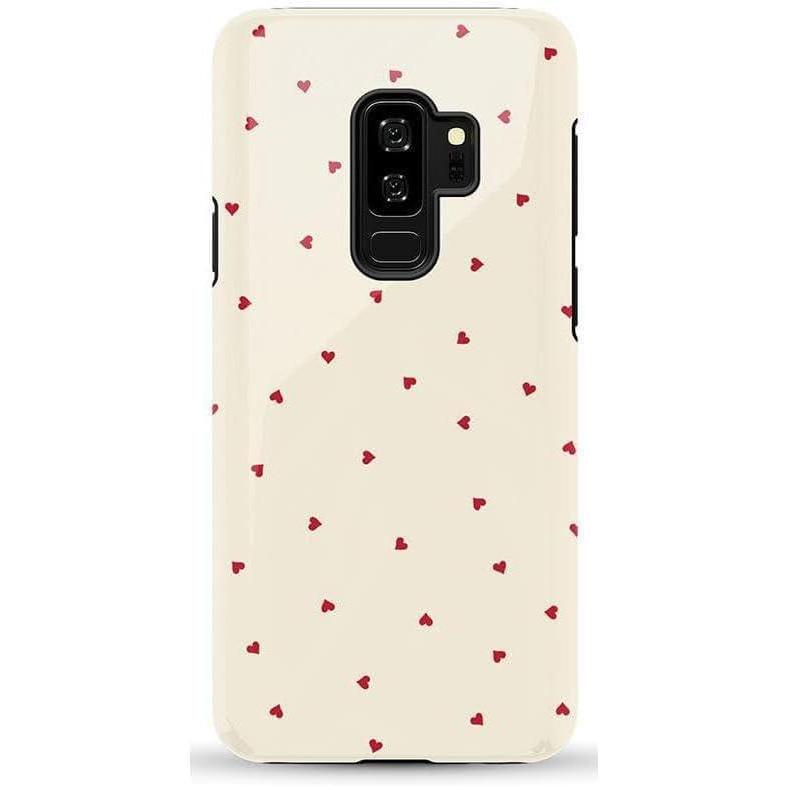 imageCasely Galaxy S9 Plus Case  Midnight Web  Spider Web  Essential Slim DualLayer Protective DesignBe Mine  Tiny Hearts