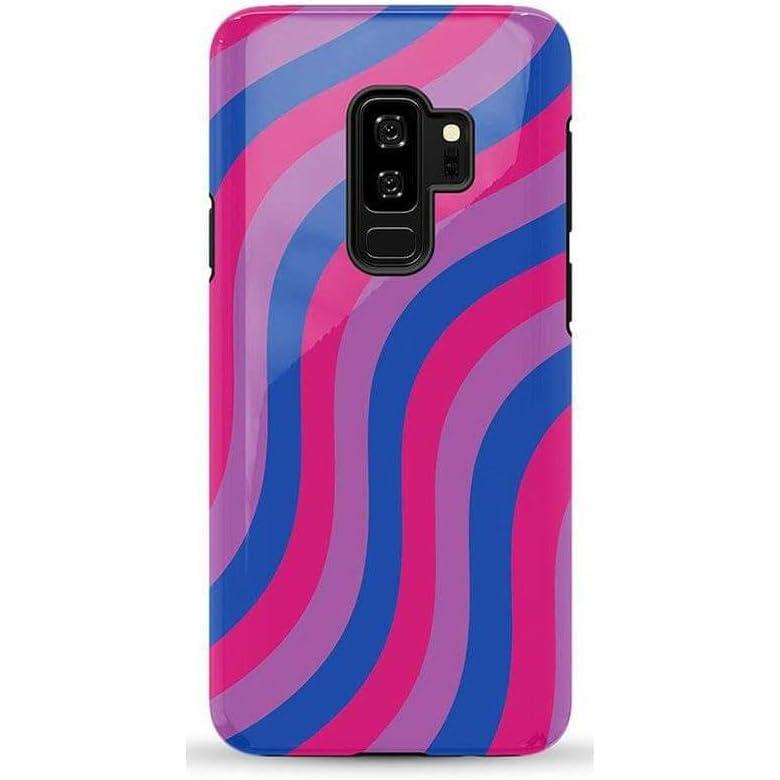 imageCasely Galaxy S9 Plus Case Midnight Web Spider Web Essential Slim DualLayer Protective DesignLove Wins Pride