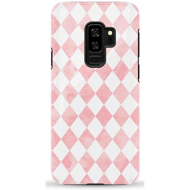 imageCasely Galaxy S9 Plus Case  Midnight Web  Spider Web  Essential Slim DualLayer Protective DesignQueen of Diamonds  Pink Watercolor