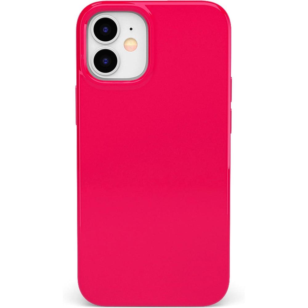 imageCasely iPhone 11 Case  Think Pink  Solid Neon Pink Case
