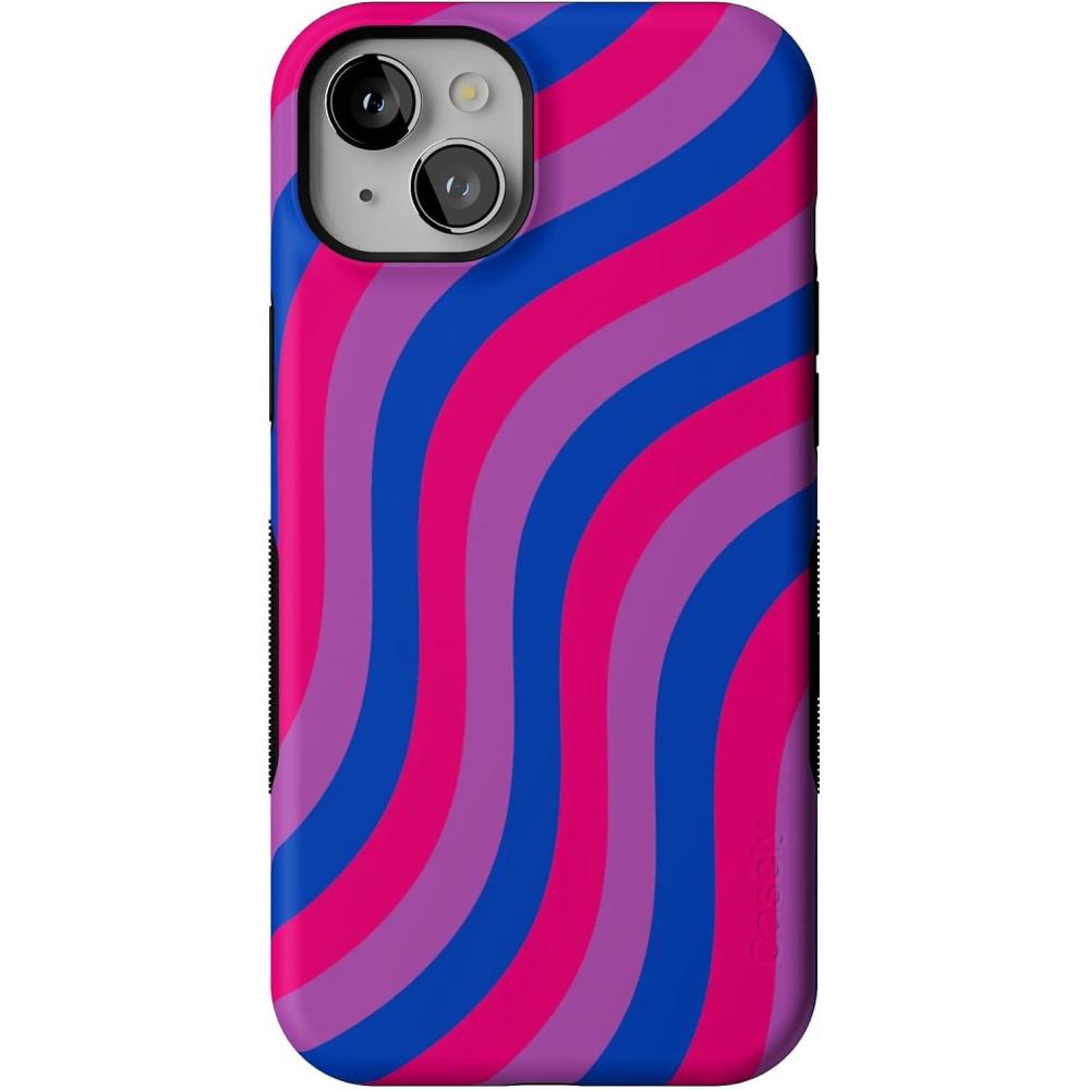 imageCasely iPhone 15 Plus Case  Outside The Lines Crayola Marker Case  Bold Compatible with MagSafeLove Wins  Pride