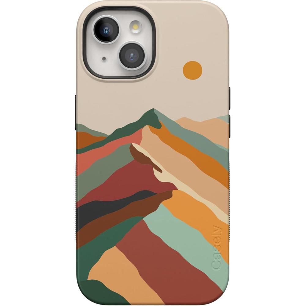 imageCasely iPhone 15 Plus Case  Outside The Lines Crayola Marker Case  Bold Compatible with MagSafeMagic Mountain  Colorblock