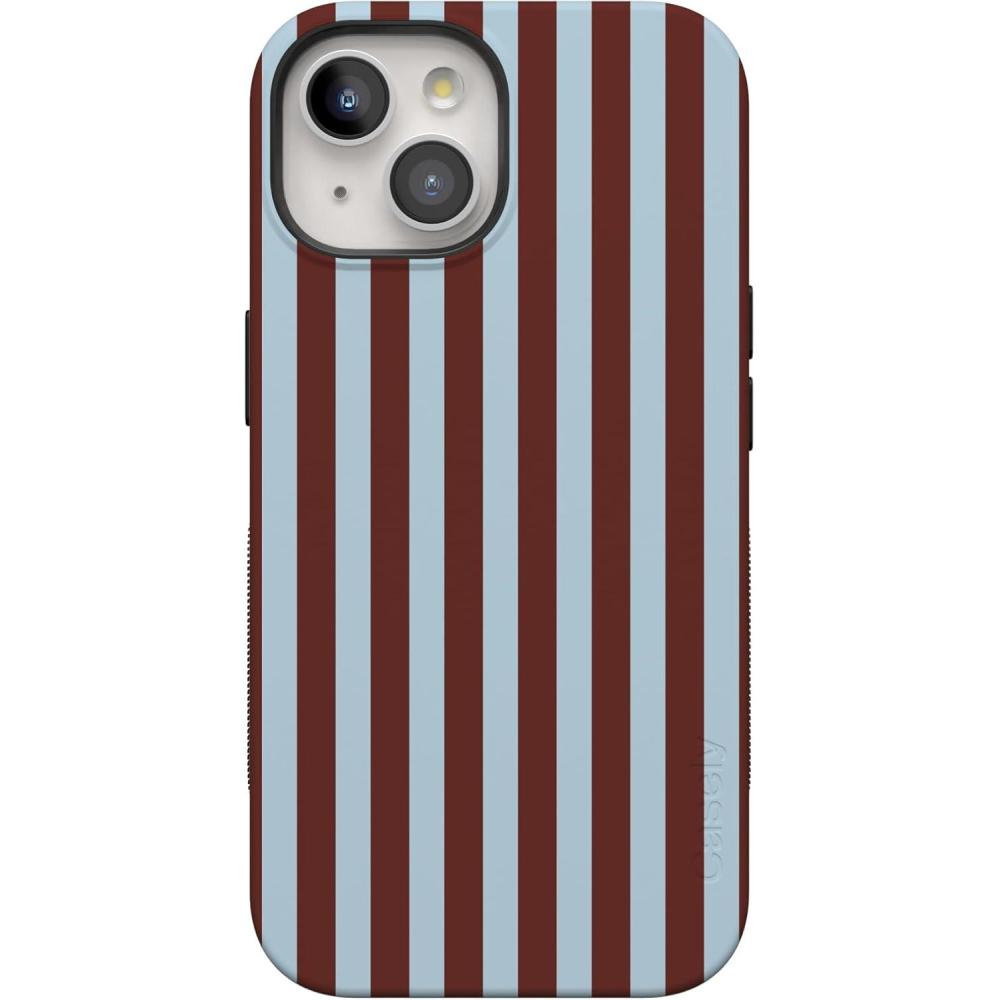 imageCasely iPhone 15 Plus Case  Outside The Lines Crayola Marker Case  Bold Compatible with MagSafeSunday in Brooklyn  Chocolate Stripes