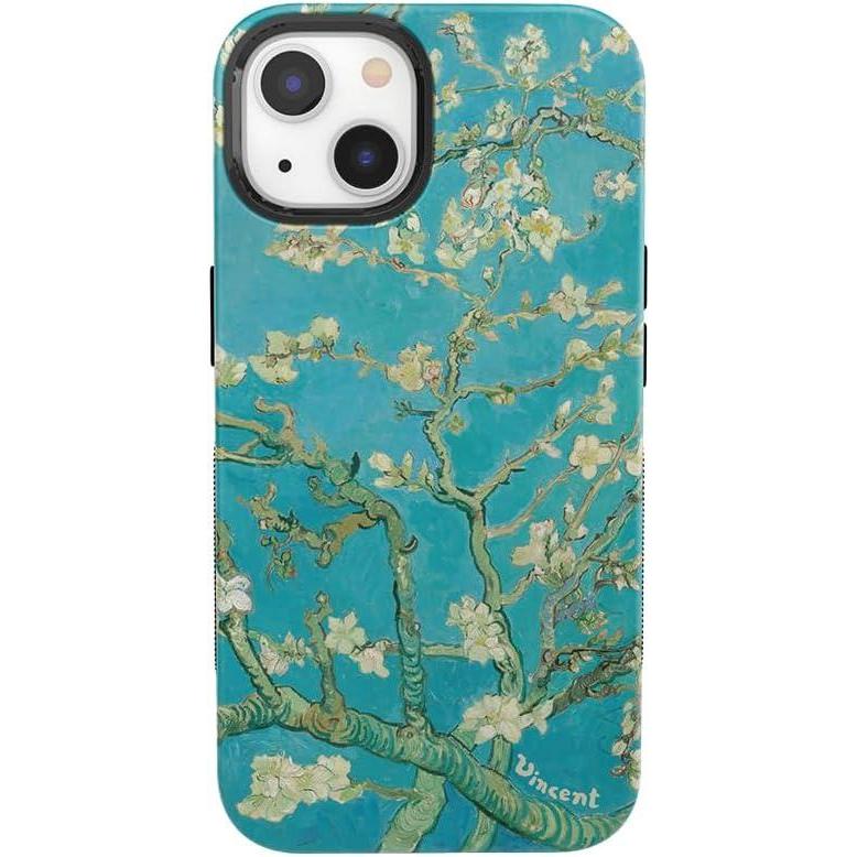 imageCasely iPhone 15 Plus Case  Outside The Lines Crayola Marker Case  Bold Compatible with MagSafeVan Gogh  Blue Awakening  Almond Blossom