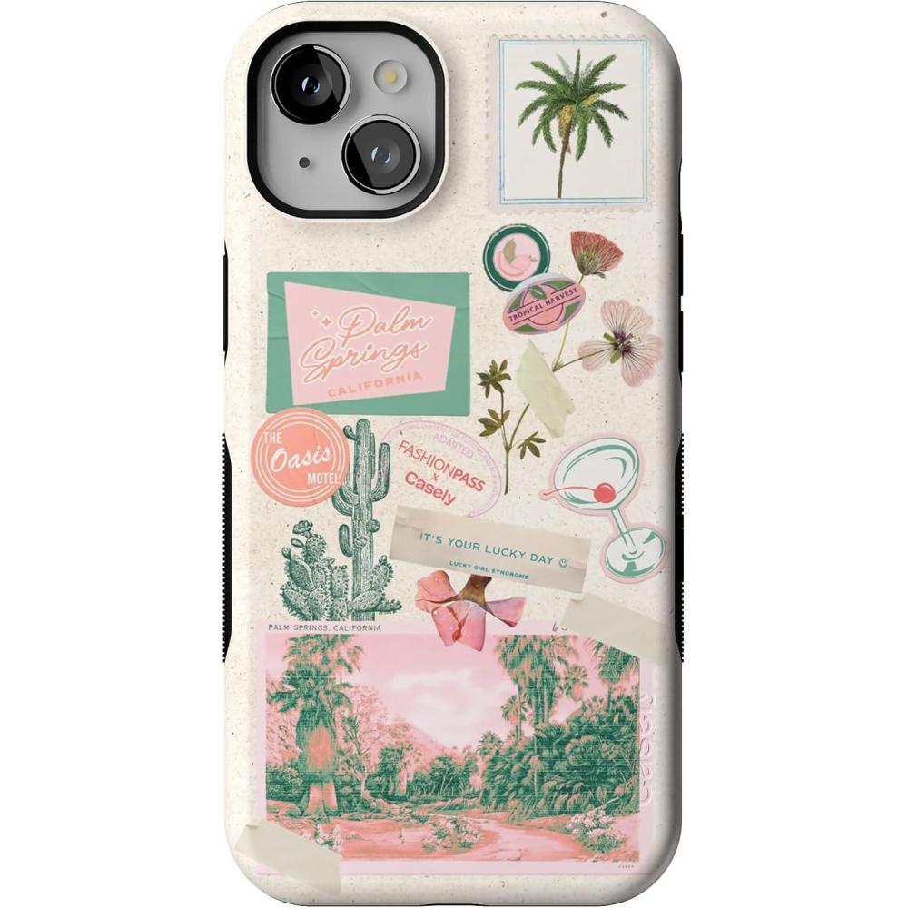 imageCasely iPhone 15 Plus Case  Outside The Lines Crayola Marker Case  Bold Compatible with MagSafeVintage Vacay  FashionPass