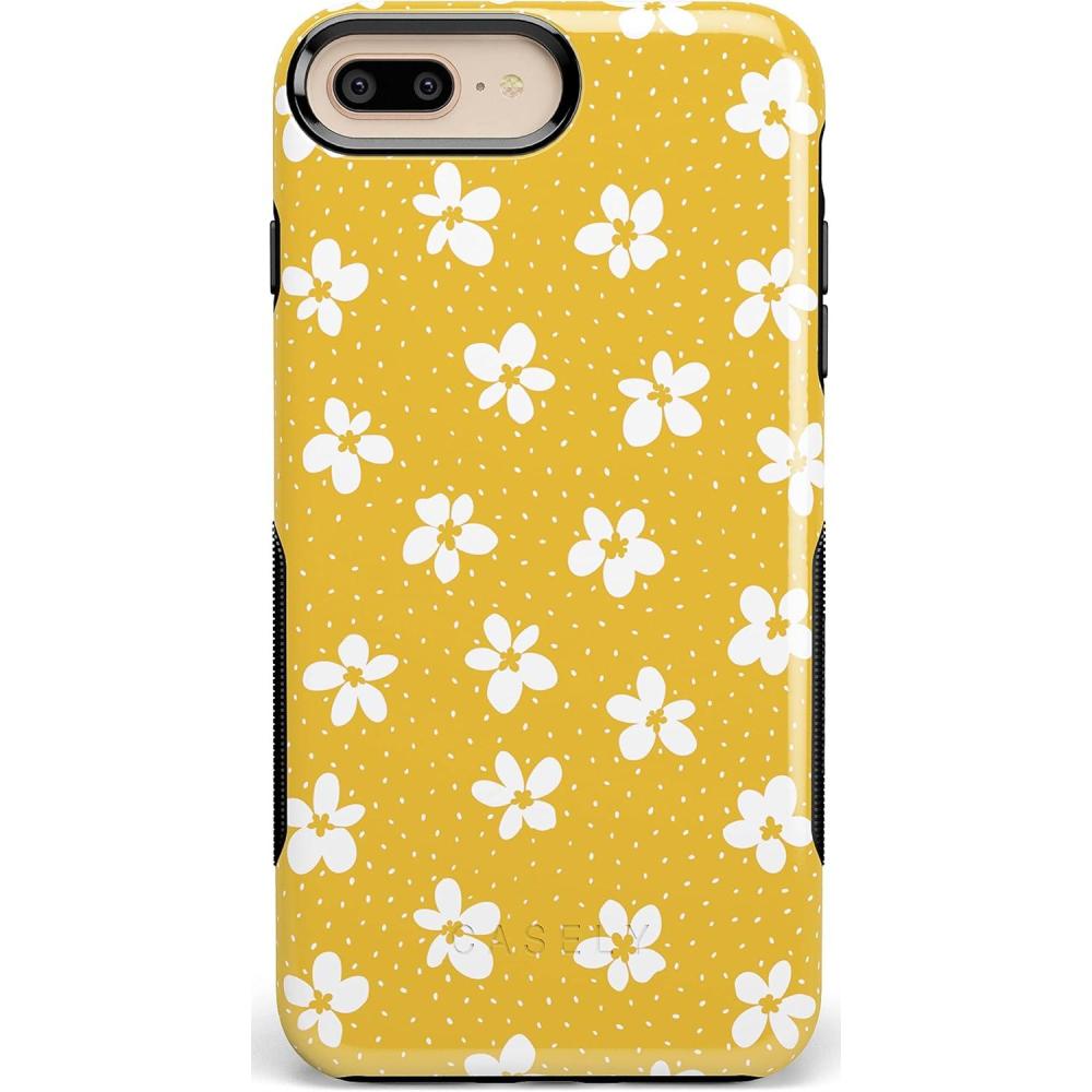 imageCasely iPhone 678 Plus Case  Make Your Mark  Crayola Paint CaseFlower My World  Yellow Floral