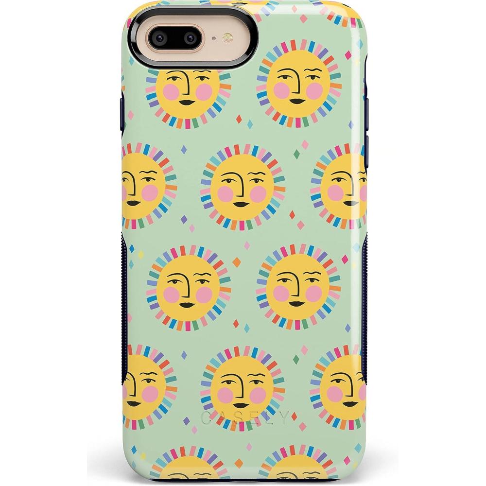 imageCasely iPhone 678 Plus Case  Make Your Mark  Crayola Paint CaseSunny Days  Sun Patterned