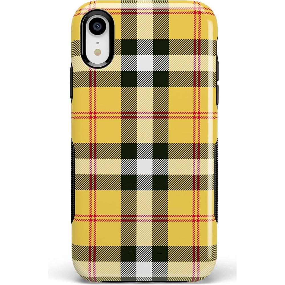 imageCasely iPhone XR Case  Make Your Mark  Crayola Paint Case53 As if Yellow Plaid