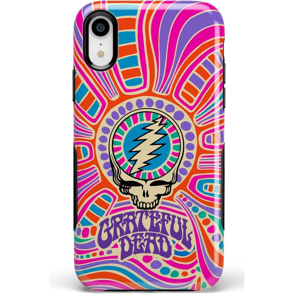 imageCasely iPhone XR Case  Make Your Mark  Crayola Paint CaseArt of Chaos  Grateful Dead Skull