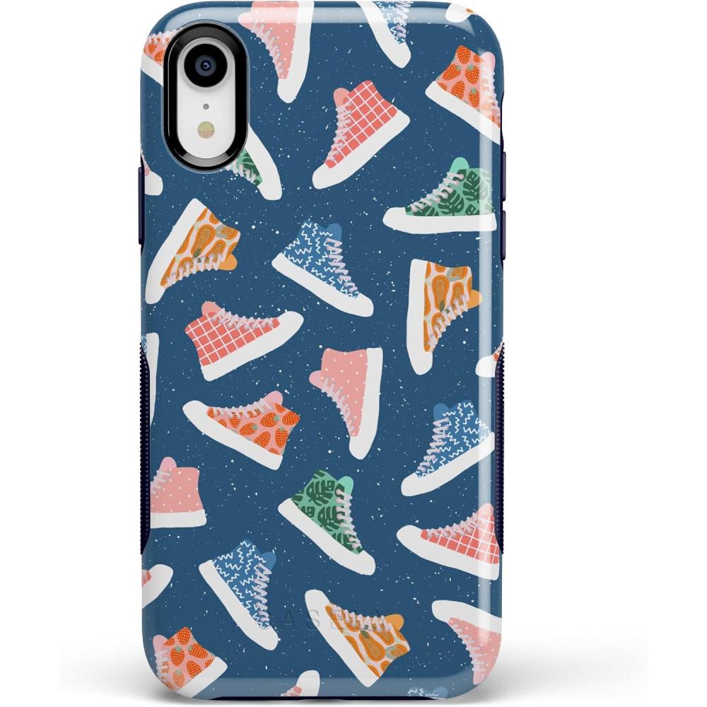 imageCasely iPhone XR Case  Make Your Mark  Crayola Paint CaseIf The Shoe Fits  High Top Sneaker