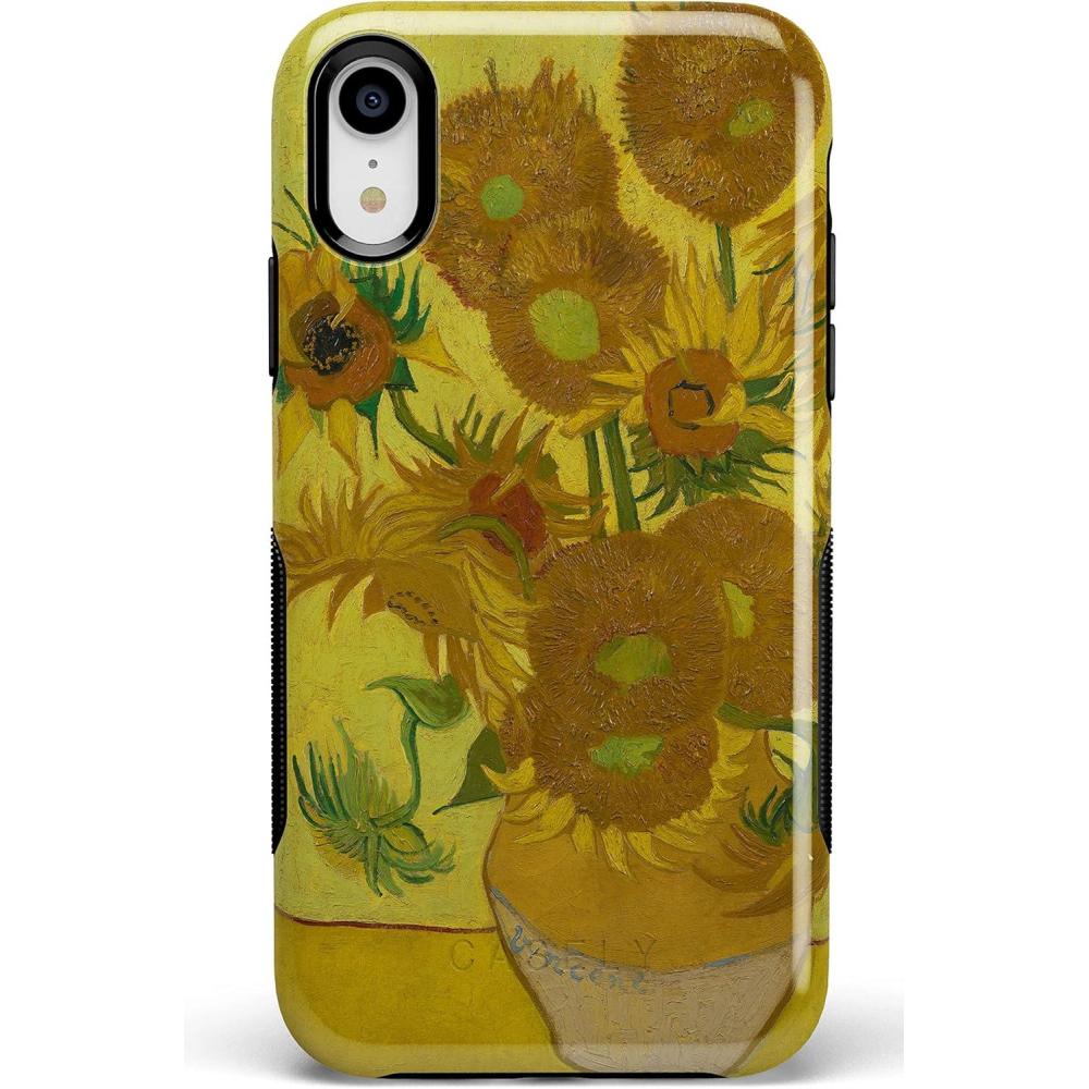 imageCasely iPhone XR Case  Make Your Mark  Crayola Paint CaseVan Gogh  Sunflowers  Floral
