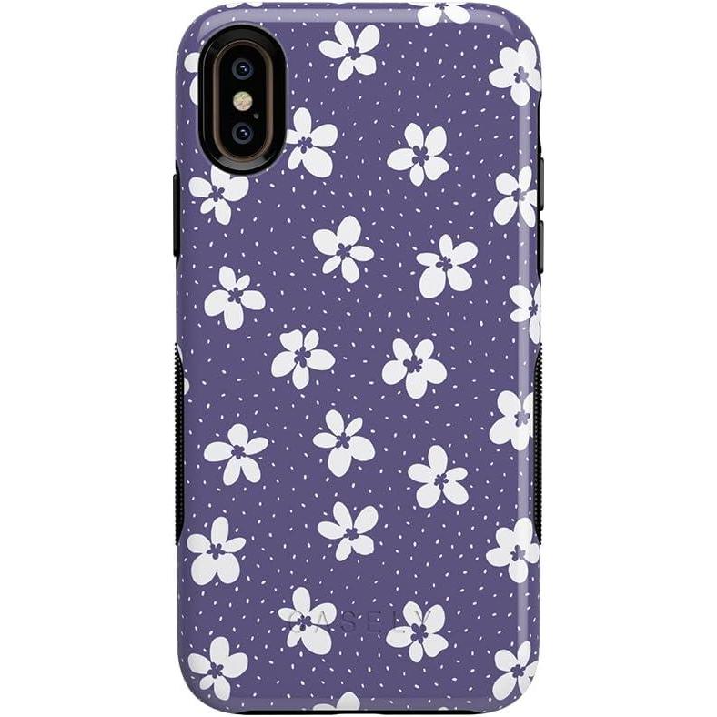 imageCasely iPhone Xs Max Case  Make Your Mark  Crayola Paint CaseFlower My World  Purple Mauve Floral