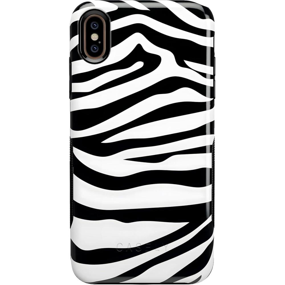 imageCasely iPhone Xs Max Case  Make Your Mark  Crayola Paint CaseInto the Wild  Zebra Print