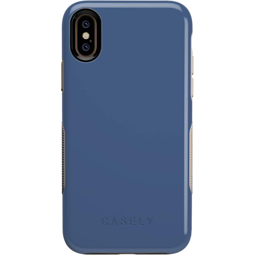 imageCasely iPhone Xs Max Case  Make Your Mark  Crayola Paint CaseSteel Blue on Nude