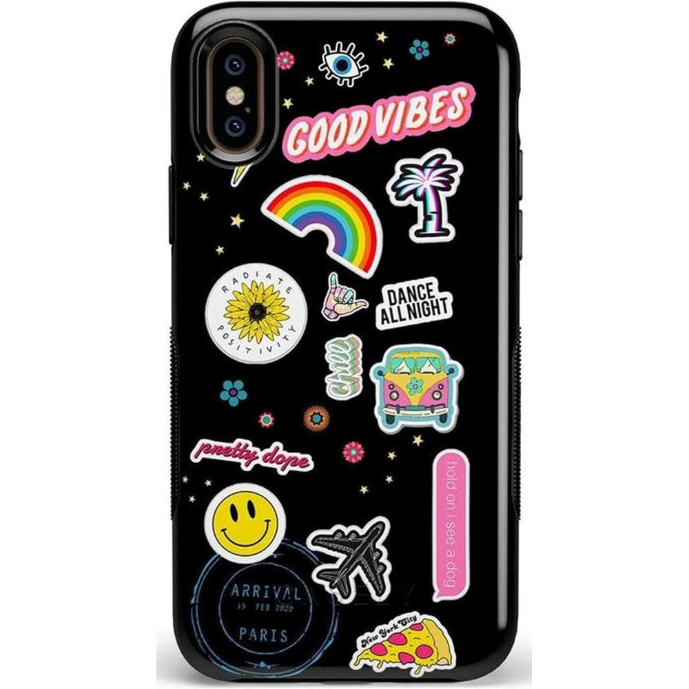 imageCasely iPhone Xs Max Case  Make Your Mark  Crayola Paint CaseStuck on U  Festival Sticker Floral