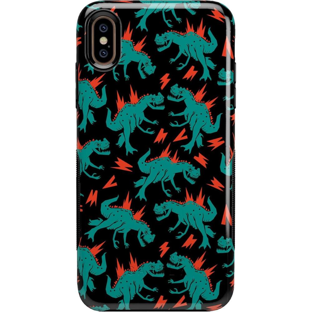 imageCasely iPhone Xs Max Case  Make Your Mark  Crayola Paint CaseYoure Dinomite  Green Dinosaur