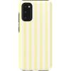 imageCasely Galaxy S20 Case  Be Mine  Tiny Hearts  Essential Slim DualLayer Protective DesignButter Yellow Stripes  Sunday Best