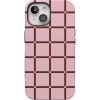 Uptown Gridlock | Pink Checkerboard