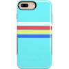Teal Rainbow Stripes Color Block