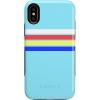 17 Teal Rainbow Stripes Color Block