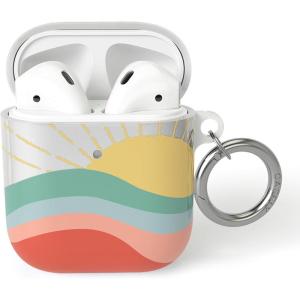 Casely AirPods 1 & 2 Case | Outside The Lines | Crayola Marker(Here Comes the Sun | Colorblock Sunset)