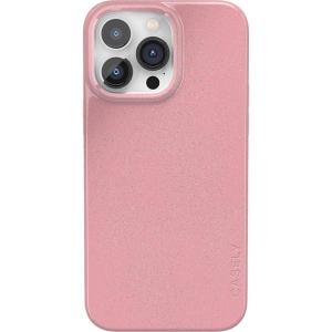 Casely Case Compatible with iPhone 14 Pro Max | Sunkissed | Pink Pastel Shimmer | Classic Ultra Slim Design | Compatible with MagSafe