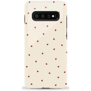 Casely Galaxy S10 Plus Case | That’s Amore | Valentine’s | Essential Slim Dual-Layer Protective Design(Be Mine | Tiny Hearts)
