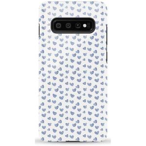 Casely Galaxy S10 Plus Case | That’s Amore | Valentine’s | Essential Slim Dual-Layer Protective Design(Lovebug | Blue Hearts)