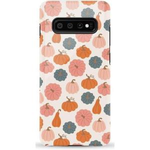 Casely Galaxy S10 Plus Case | That’s Amore | Valentine’s | Essential Slim Dual-Layer Protective Design(Oh My Gourd | Pumpkin Patch)