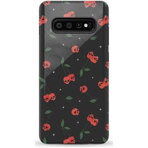 Casely Galaxy S10 Plus Case | That’s Amore | Valentine’s | Essential Slim Dual-Layer Protective Design(Sweet Revenge | Cherry Skulls)
