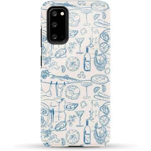 Casely Galaxy S20 Case | Be Mine | Tiny Hearts | Essential Slim Dual-Layer Protective Design(Amalfi Aperitivo | Dolce Vita)