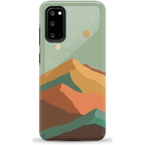 Casely Galaxy S20 Case | Be Mine | Tiny Hearts | Essential Slim Dual-Layer Protective Design(Endless Peaks | Colorblock Mountain)