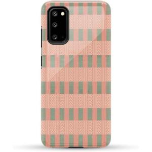 Casely Galaxy S20 Case | Be Mine | Tiny Hearts | Essential Slim Dual-Layer Protective Design(Grand Cabana | Palm Beach)