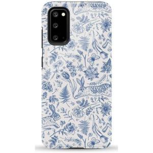 Casely Galaxy S20 Case | Be Mine | Tiny Hearts | Essential Slim Dual-Layer Protective Design(Hop & Bloom | Bunny Toile)