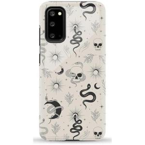 Casely Galaxy S20 Case | Be Mine | Tiny Hearts | Essential Slim Dual-Layer Protective Design(No Further Explanation | Snakes & Skulls)