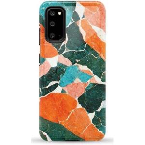 Casely Galaxy S20 Case | Be Mine | Tiny Hearts | Essential Slim Dual-Layer Protective Design(Of Quartz! | Sculpted Marble)