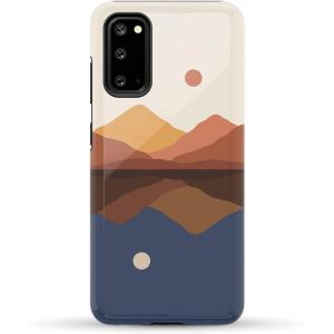 Casely Galaxy S20 Case | Be Mine | Tiny Hearts | Essential Slim Dual-Layer Protective Design(Opposites Attract | Day & Night Colorblock)